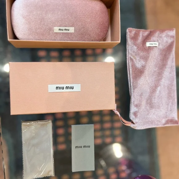 Miu Miu Tortoiseshell Sunglasses with Purple Lenses - Picture 3 of 7